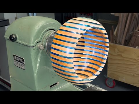 Woodturning Lovely Maple Resin Bowl