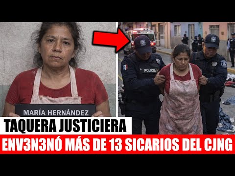 “TAQUERA JUSTICIERA”: MARÍA HERNÁNDEZ ENV3N3NÓ A MÁS DE 13 SICARIOS DEL CJNG…