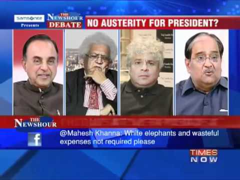 Dr Subramanian Swamy Debate - Why President spent Crores per day in Foreign Travels? (Full)