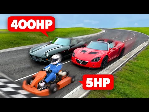 We Drove Cheap Convertibles On A Go-Kart Track