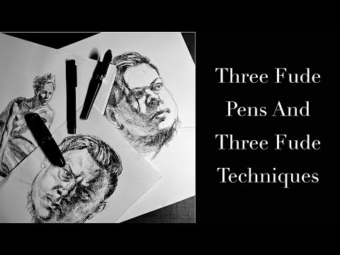 Three Fude Fountain Pens And Three Techniques