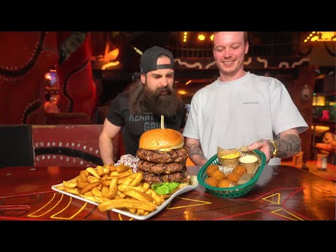 THIS BURGER CHALLENGE IN AMSTERDAM HAS NEVER BEEN BEATEN! | BeardMeatsFood