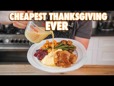 A Whole Thanksgiving Dinner for 35 Dollars | But Cheaper