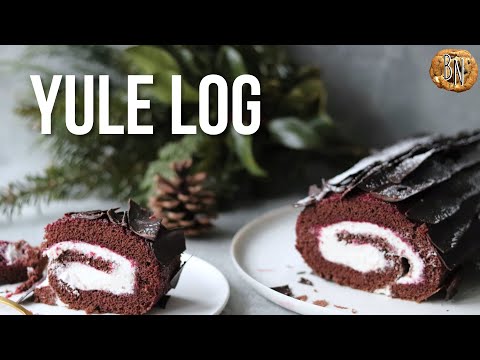 Easy Yule Log Recipe | Xmas baking