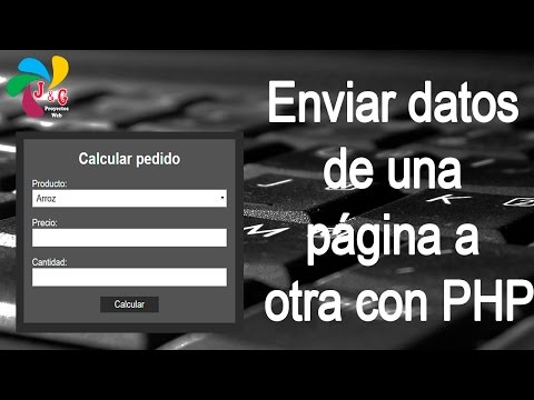 2. Enviar datos de una página a otra con PHP - Operad. Ariméticos