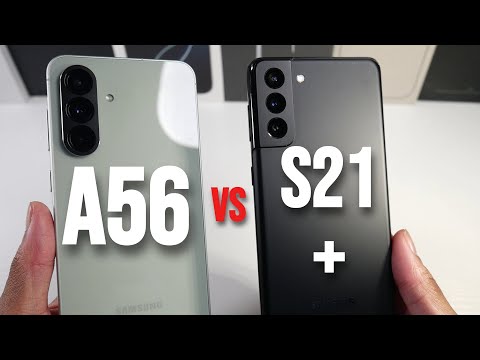 Samsung Galaxy S21 Plus VS Samsung Galaxy A56 (Camera Comparison, PUBG & Display & Speed)