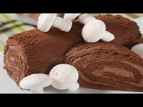 Yule Log Recipe Demonstration - Joyofbaking.com