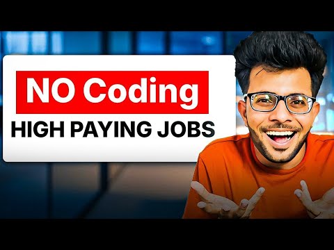 No Interest in Coding 🧑🏻‍💻🚫 ? Top 6 Non Coding High Paying Jobs in 2025  After BTECH / BE ✅ 🔥