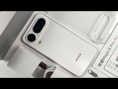 HONOR Magic8 Pro Air White Unboxing and Camera Test! - ASMR