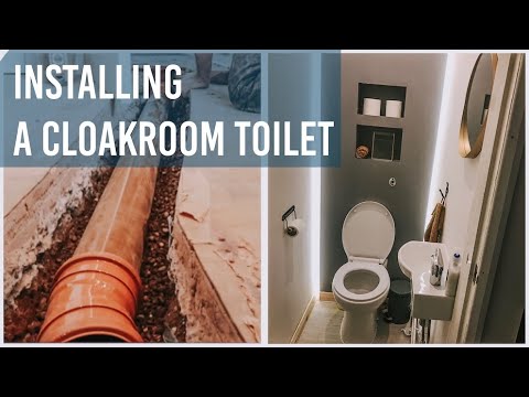 Install a cloakroom toilet: part one
