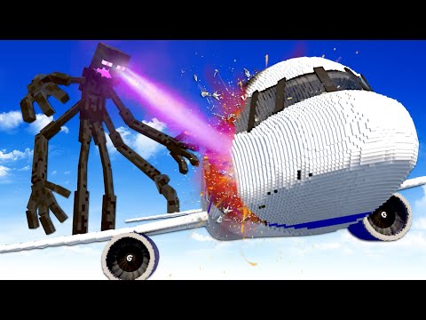 ENDERMAN CAUSES PLANE CRASH! (Teardown)