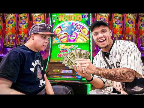 I Gave A Fan $4000 To Gamble With, AND THEY WON HUGE!