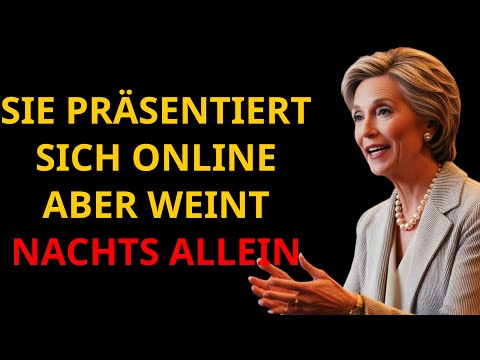 Sie präsentiert sich online. Doch nachts weint sie allein. Stoische Rache