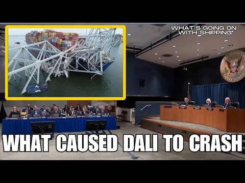 NTSB Reports on the Cause of the MV Dali Hitting and Collapsing the Bridge in Baltimore