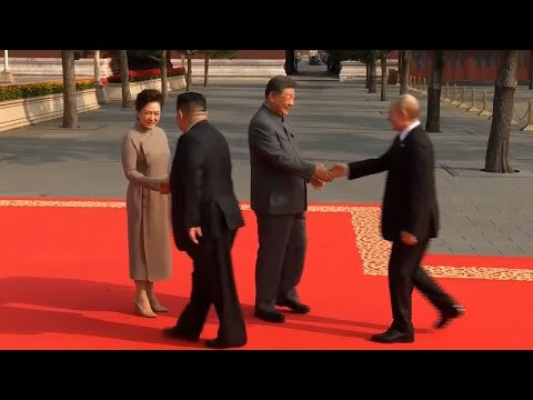 Xi Jinping Greets Kim Jong Un, Putin & World Leaders (China 80th Victory Parade 2025)