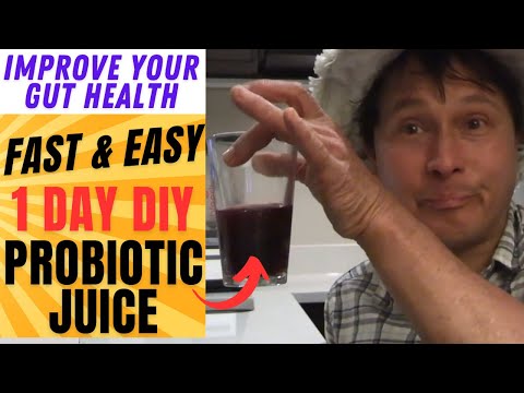 Nourish Your Gut Health in ONE DAY! DIY Probiotic Fermented Juice
