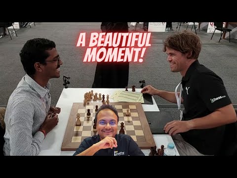 What did Magnus Carlsen tell IM Muthaiah after the game? | Qatar Masters 2023