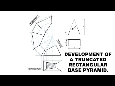 TD - DEVELOPMENT OF A TRUNCATED RECTANGULAR BASE PYRAMID. @derickfrederickTD