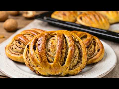 The simplest cinnamon rolls in the world! Quick and delicious. A brilliant new method!