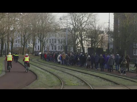 Holocaust herdacht in Amsterdam