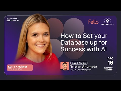 How to Set your Database up for Success with AI