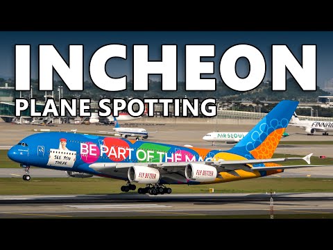 33 MINUTES of Plane Spotting at KOREA'S BUSIEST AIRPORT! Seoul Incheon (ICN)