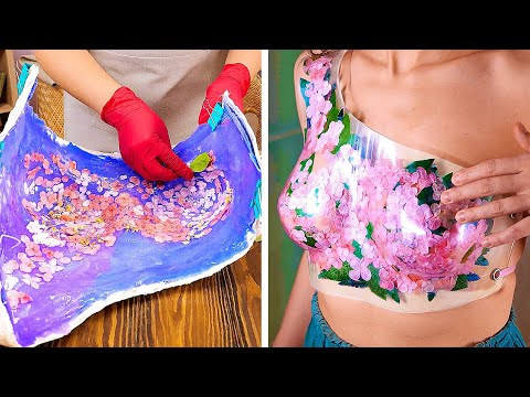 DIY Beautiful Corsets with Epoxy Resin & Real Flowers 🌸✨