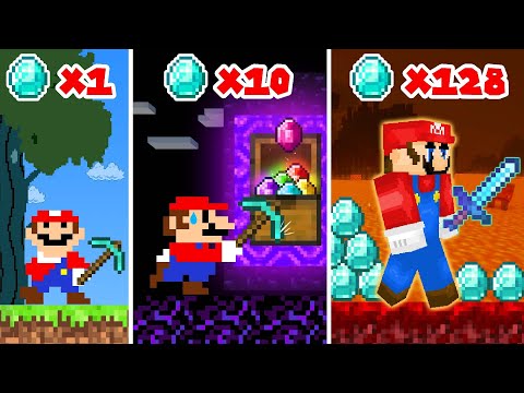 Mario Minecraft: What If Mario Lost in MineCraft World? | God Mario