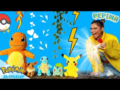 ⚡️🔥 Can we find all the Pokémon? 🔍💛 Pepina hunt at the playground with Pikachu, Charmander, and B...