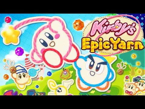 Kirby's Epic Yarn - Full Game 100% Walkthrough