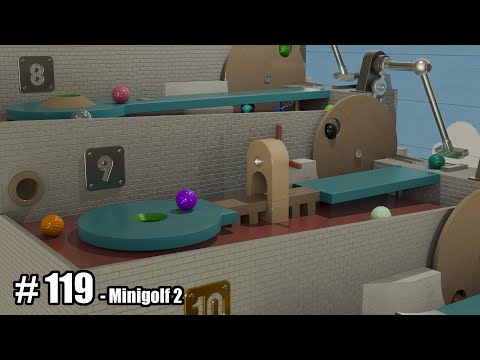 The "Ultimate" Minigolf  Marble Race (HD)
