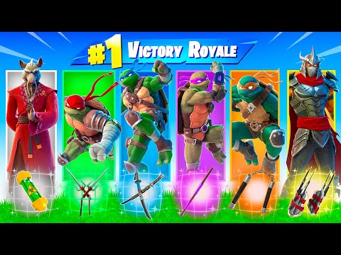 The *RANDOM* TMNT BOSS Challenge in Fortnite!