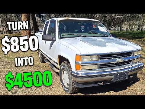I Bought a $850 Truck and Flipped It for $4,500