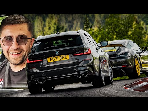 Alpina B3 Wagon UPSETTING Porsche GT4! // Nürburgring
