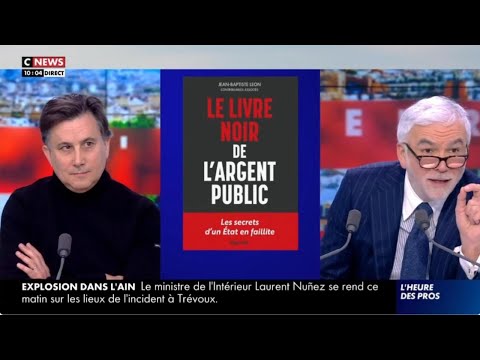 "It's a fantastic book!": Jean-Baptiste Leon, guest of Pascal Praud on Cnews