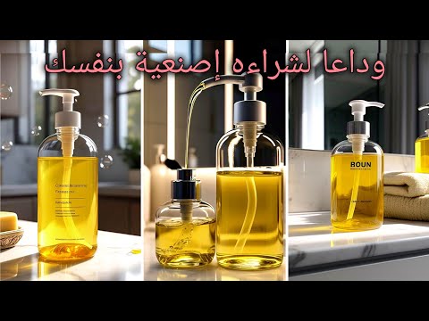 صابون سائل شفاف ❗ب٣ مكونات بس ❗اقتصادي جدا #أنا_بطلة #غاوي_رغاوي