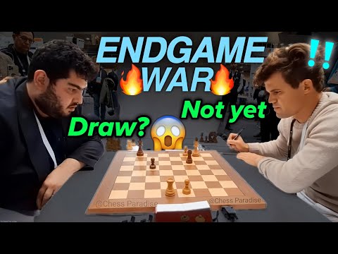 Magnus Carlsen Fights an Endgame War to the Last Move! 😲🔥