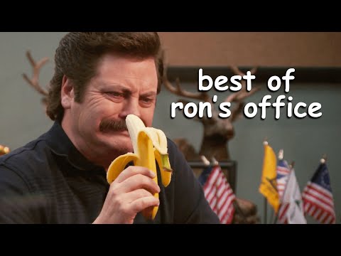Best of Ron Swanson's Office | Parks and Recreation | Comedy Bites