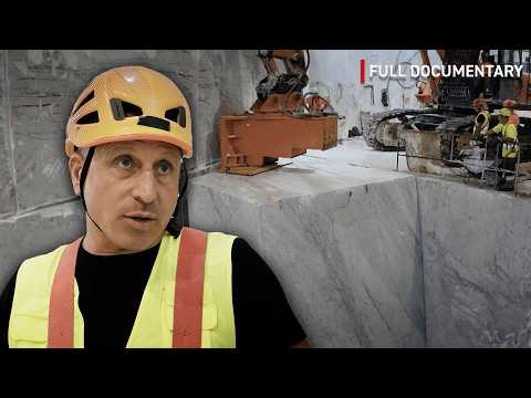 Inside The  World's Largest Marble Basin: The 1000-Ton Block Challenge
