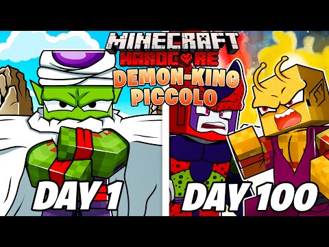 I Played Minecraft Dragon Block C As DEMON-KING PICCOLO For 100 DAYS… This Is What Happened