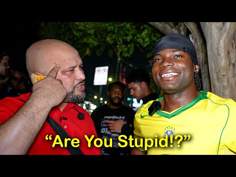 Street Preacher Got Rage Baited After Arguing with Me!