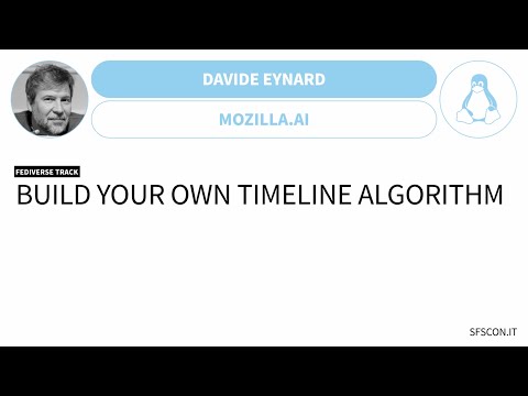Build your own timeline algorithm | Davide Eynard