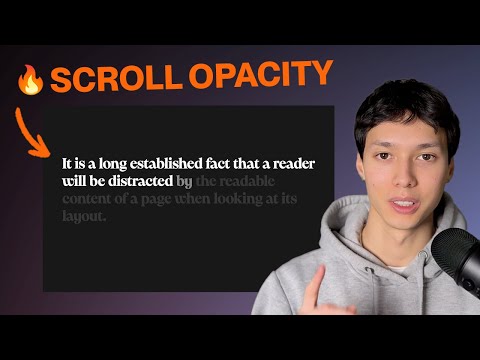 Build a Text Gradient Opacity on Scroll using Nextjs and Framer Motion