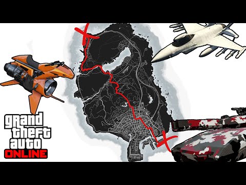 Can You Walk Across The Map Without DYING in GTA 5 Online?
