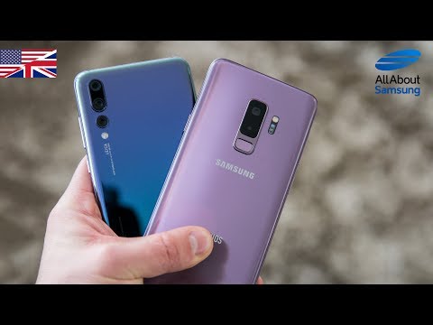 Samsung Galaxy S9 plus versus Huawei P20 Pro comparison english 4k