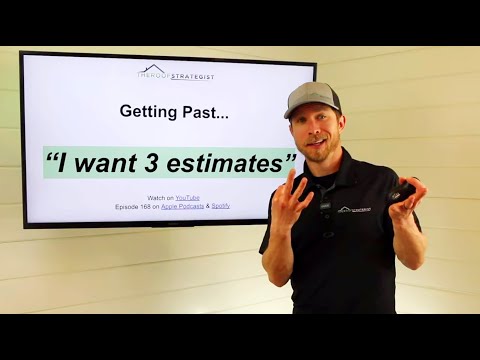 Getting Past "Give me an estimate" or "I need 3 estimates" | Beating This Roofing Sales Objection