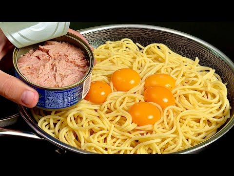 Do you have pasta, eggs and a can of tuna at home? This inexpensive and delicious recipe is perfect!