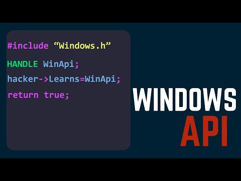 How to LEARN WINDOWS API (for hacking windows)