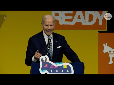 Former President Joe Biden slams Trump, government shutdown in speech at gala for Democrats