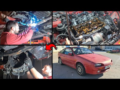 como REPARAR el motor de un COCHE parado por muchos AÑOS🚗 Nissan 100 nx sr20